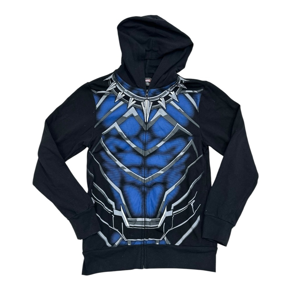 Marvel Black Panther Full Zip Hoodie Boys Large